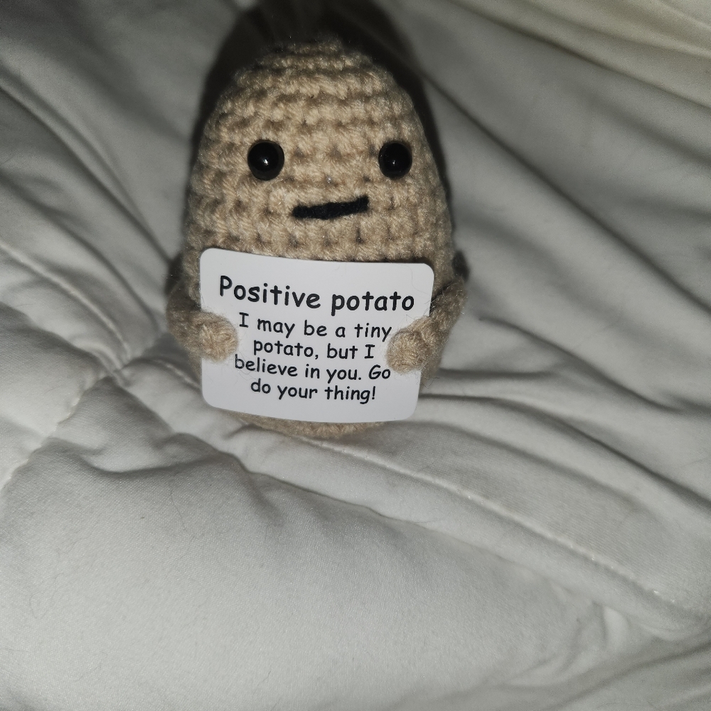 Handmade Positive Potato Plush - Tan